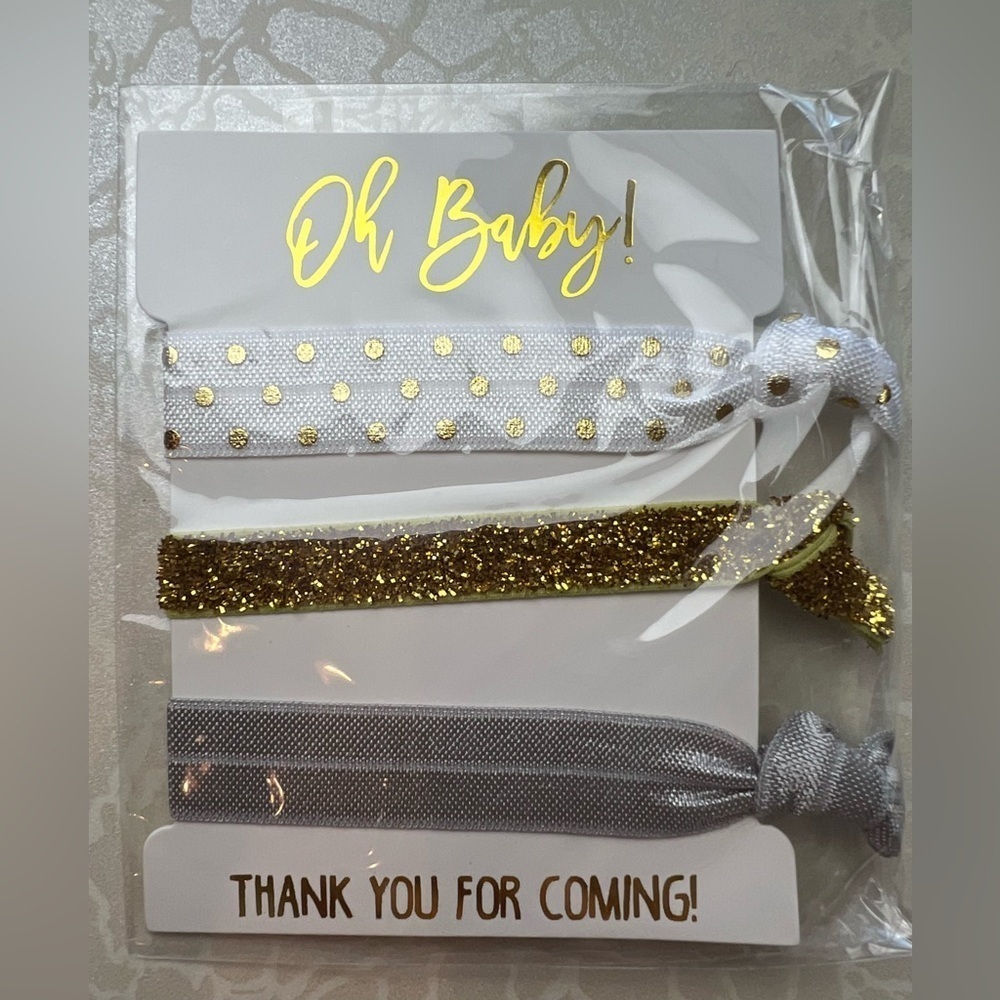 SET: “Oh Baby” | 8- pieces, 3 hair ties each. Baby shower gift. - Picture 7 of 11